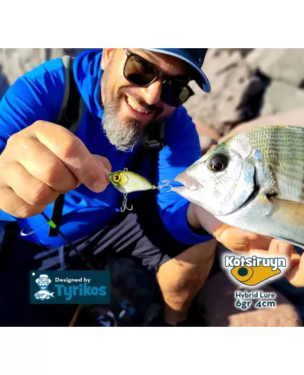 Fish Lure Nerd Fishing Kotsiruyn 4cm 6gr Clear Handpainted, Length (cm): 4, 5 image