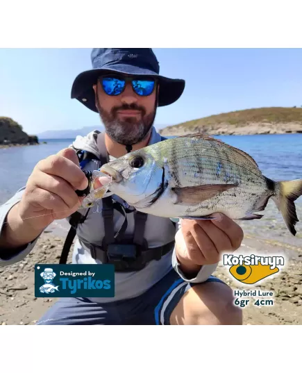 Fish Lure Nerd Fishing Kotsiruyn 6gr Kakarelaki Handpainted, Length (cm): 4, 3 image