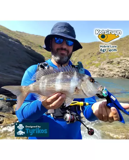 Fish Lure Nerd Fishing Kotsiruyn 6gr Kakarelaki Handpainted, Length (cm): 4, 4 image