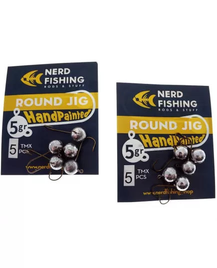 Μολυβοκεφαλή Nerd Fishing Round Lead Jig 5gr Natural Color, Άλλα: No6 , 3 imageΜολυβοκεφαλή Nerd Fishing Round Lead Jig 5gr Natural Color, Άλλα: No6, 3 image