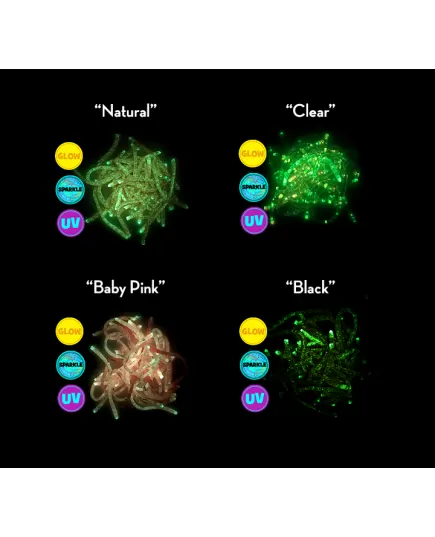 Δόλωμα Σιλικόνης Nerd Fishing Worthy Worm Shadow Glow Sparkle, Μήκος (cm): 5 , 2 imageΔόλωμα Σιλικόνης Nerd Fishing Worthy Worm Shadow Glow Sparkle, Μήκος (cm): 5, 2 image