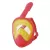 Snorkeling Full Face Mask Junior Red/Yellow